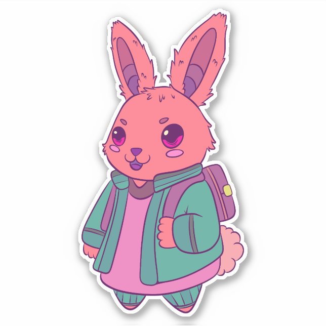 Sticker Lapin Mignon (Devant)