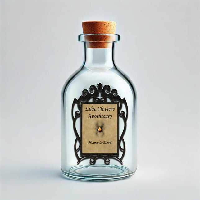 Sticker L'appothécaire de Lilac Cloven : le sang humain (Créateur téléchargé)