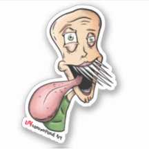 Sticker Larry semi-corporel