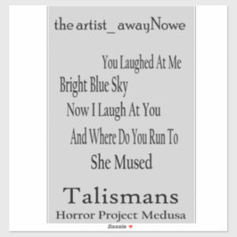 Sticker l'artiste_AwayNowe Talismans phrases V3
