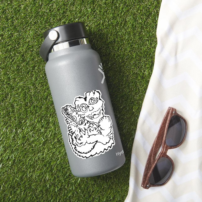 Sticker l'artiste_awaynowe UR LoveS bdiecut 15 Horreur (HydroFlask Insitu)