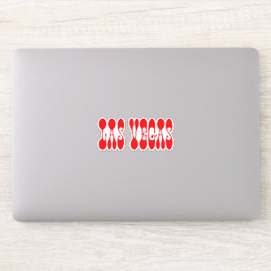 Sticker Las Vegas coloré