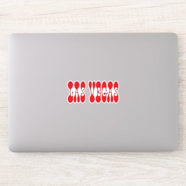 Sticker Las Vegas coloré (Ordinateur)