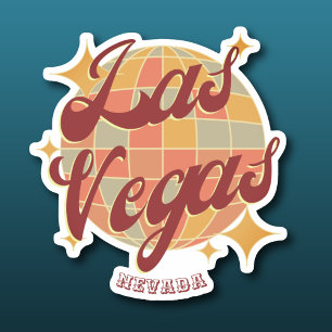 Sticker Las Vegas Nevada Retro Vintage Party