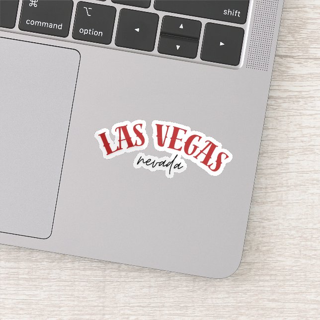 Sticker Las Vegas Nevada | Rouge cool (Détail)
