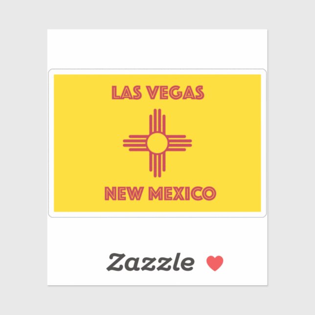 Sticker Las Vegas Nouveau-Mexique (Feuille)