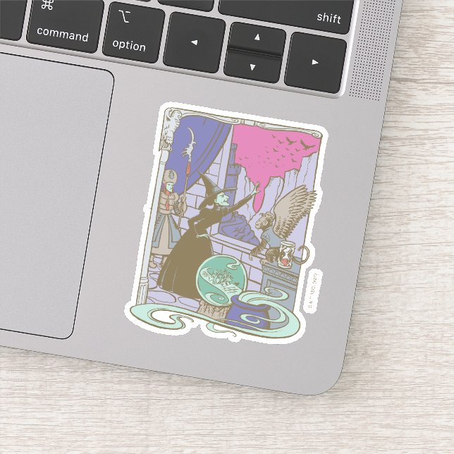 Sticker L'Assistant D'Oz™ | Storybook Wicked Witch™ (Détail)