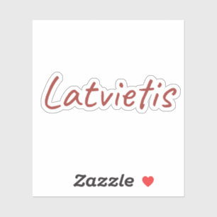 Sticker Latvietis
