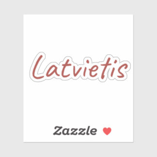 Sticker Latvietis