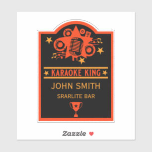 Sticker Lauréat du karaoké