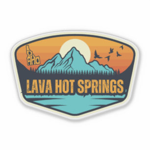 Sticker Lava Hot Springs, Idaho