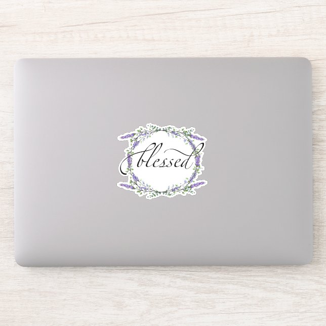Sticker Lavande et Eucalyptus sans peur (Ordinateur)