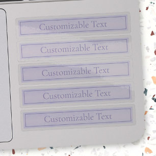 Sticker Lavande Lumière Personnalisable Purple