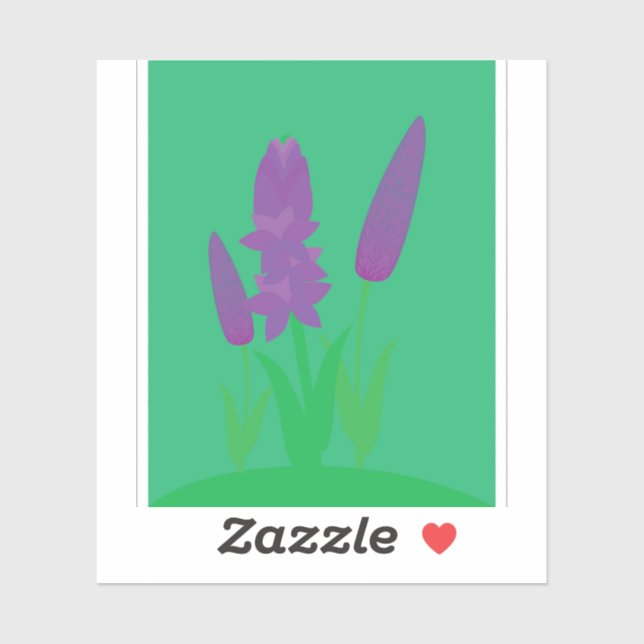 Sticker Lavender Plants (Feuille)