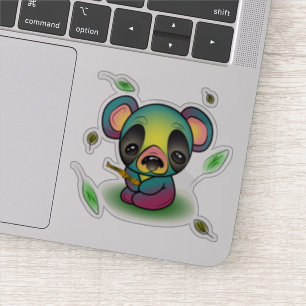 Sticker Lazy Panda
