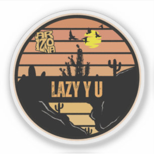 Sticker Lazy Y U, Arizona