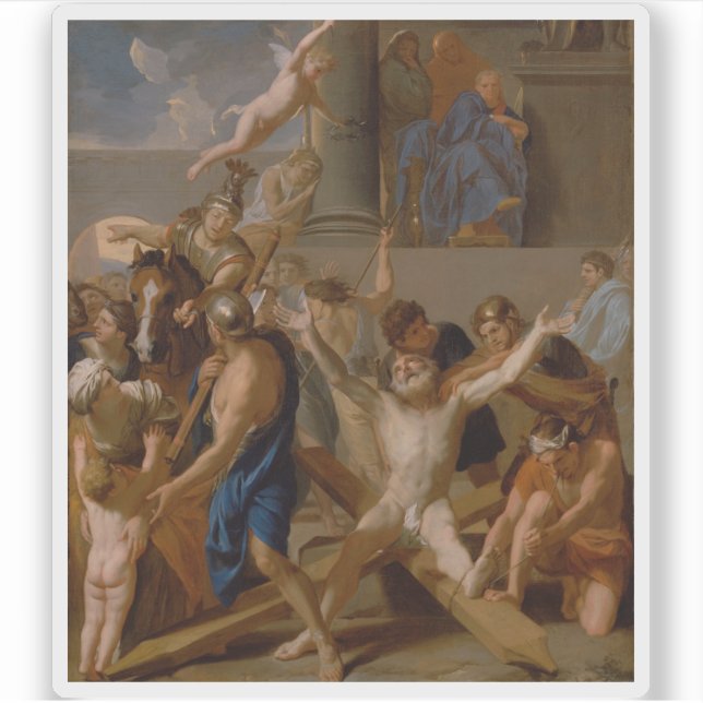 Sticker Le Brun - Le martyre de Saint Andrew (Devant)