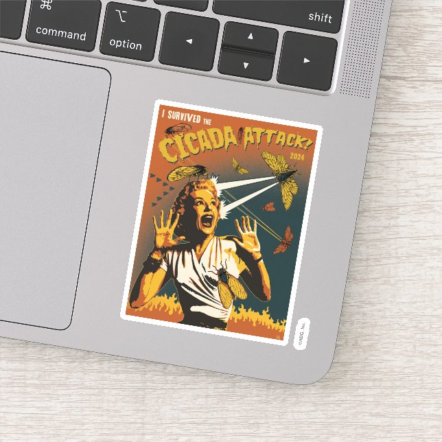 Sticker Le Canada crie dame 2024 (Détail)