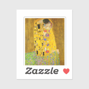 Sticker Le célèbre tableau de Gustav Klimt, The Kiss.