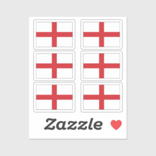 Sticker Le drapeau de la Collection Angleterre pack de 6