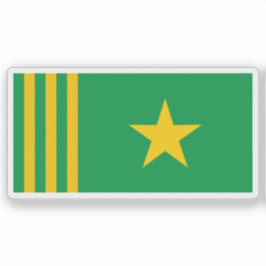 Sticker Le drapeau de la nation Tafea, Vanuatu (1980)
