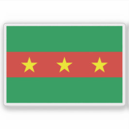 Sticker Le drapeau du peuple Ewe, Ghana