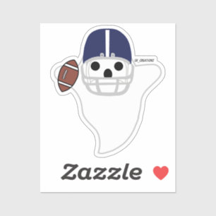 Sticker Le fantôme du joueur de football