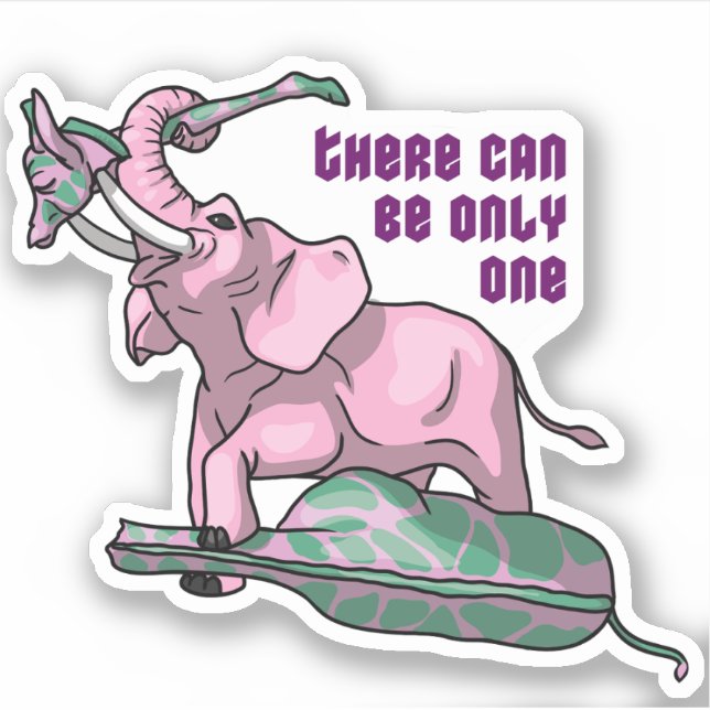 Sticker Le gagnant par une tête (Devant)