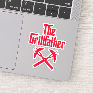 Sticker Le Grillfather Aux Chiens Chauds