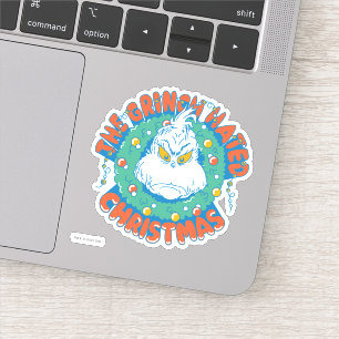 Sticker Le Grinch détestait Noël