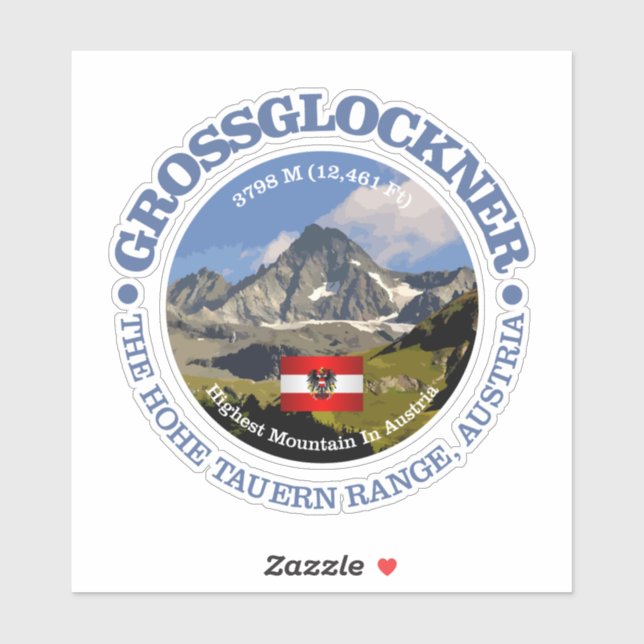 Sticker Le Grossglockner (Feuille)