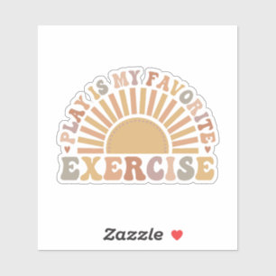 Sticker le jeu est mon exercice préféré