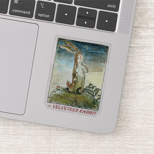 Sticker Le lapin Velveteen par Margery Williams (Détail)