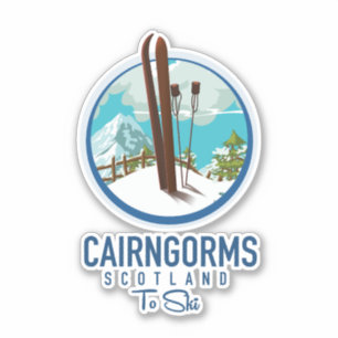 Sticker Le logo de Cairngorms scotland