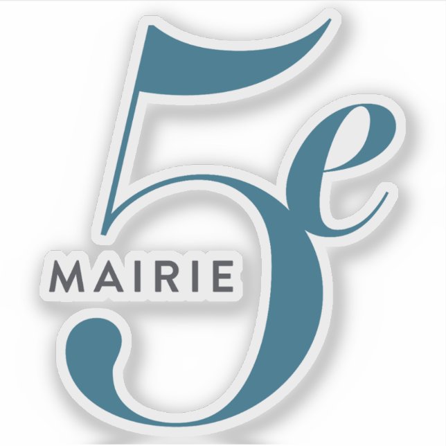 Sticker Le logo du 5e arrondissement de Paris (Devant)