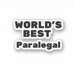 Sticker Le meilleur paralégal du monde