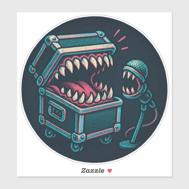 Sticker Le Mimique du karaoké (Feuille)