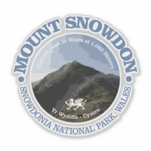 Sticker Le mont Snowdon