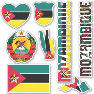 Sticker Le Mozambique Extraordinaire forme des symboles na