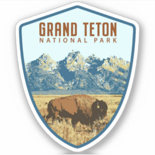 Sticker Le Parc national de Grand Teton