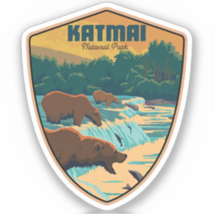 Sticker Le Parc national de Katmai