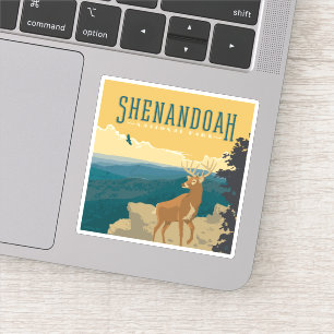 Sticker Le Parc national de Shenandoah Cerf