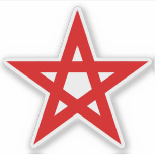 Sticker Le Pentagramme (rouge)