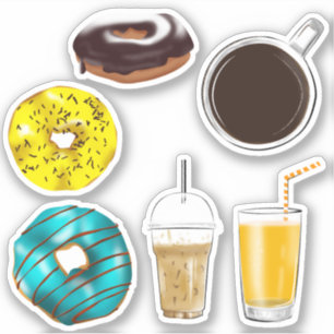 Sticker Le petit-déjeuner doit avoir volume 1 jeu d'autoc
