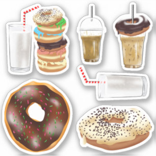 Sticker Le petit-déjeuner doit avoir volume 2 jeu d'autoco