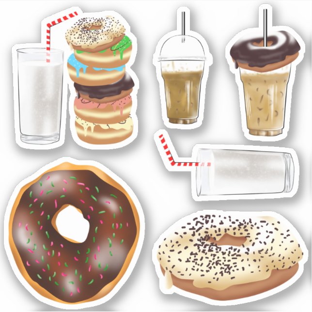 Sticker Le petit-déjeuner doit avoir volume 2 jeu d'autoco (Devant)
