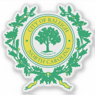 Sticker Le phoque de Raleigh, Caroline du Nord