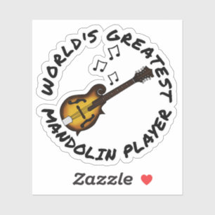 Sticker Le plus grand joueur de mandoline du monde Mandoli