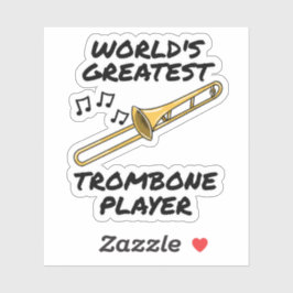Sticker Le plus grand joueur de Tromboniste du monde, Trom