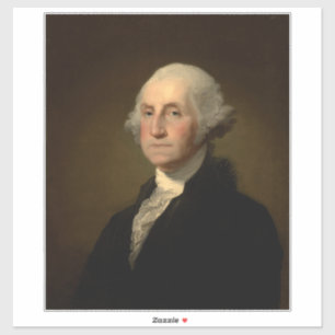 Sticker Le président américain George Washington, Stuart